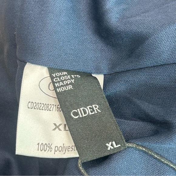 Cider blue sequin high waisted shorts Sz XL NWT - Picture 5 of 11